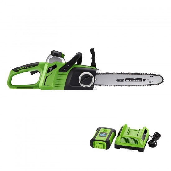 40V Max Lithium-Ion Brushless Cordless 14 Chain Saw,4.0AH Battery and Include
