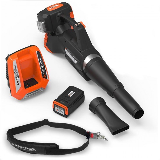 Yard Force 120vRX Lithium-Ion Blower with Push-Button Speed Control - COMPLETE Kit